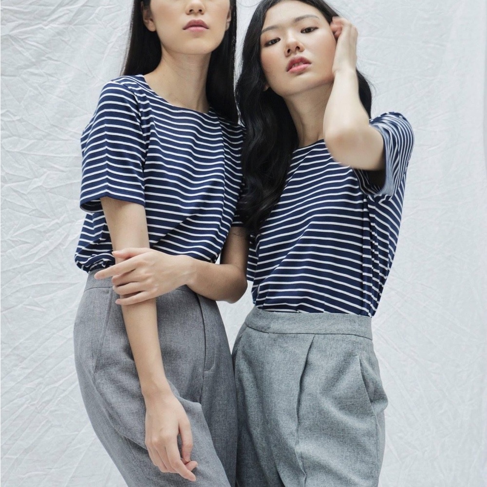THEBLUETSHIRT Basic Stripes Tee Size XS